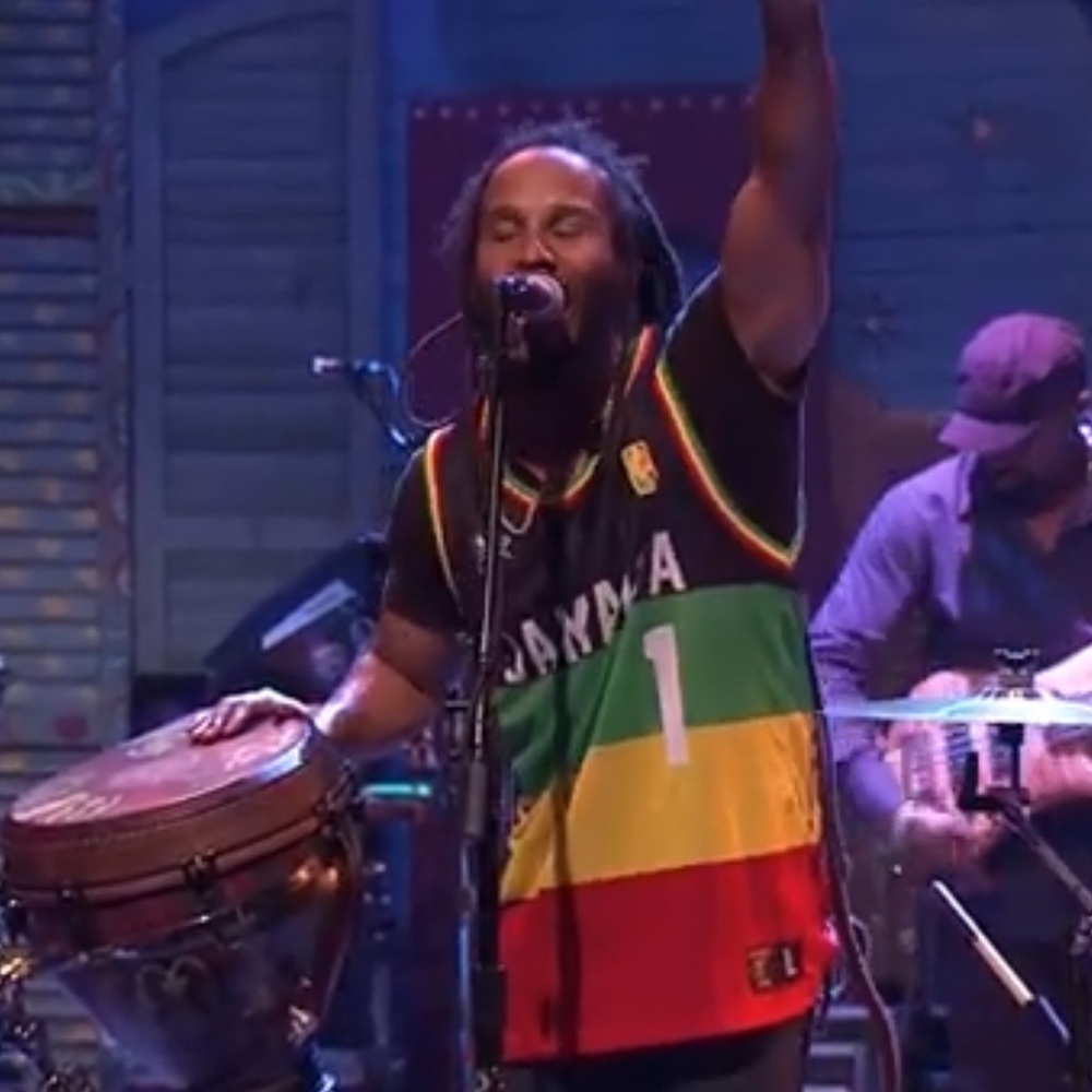 Ziggy Marley Fly Rasta Basketball Jersey - Picture 8 of 9